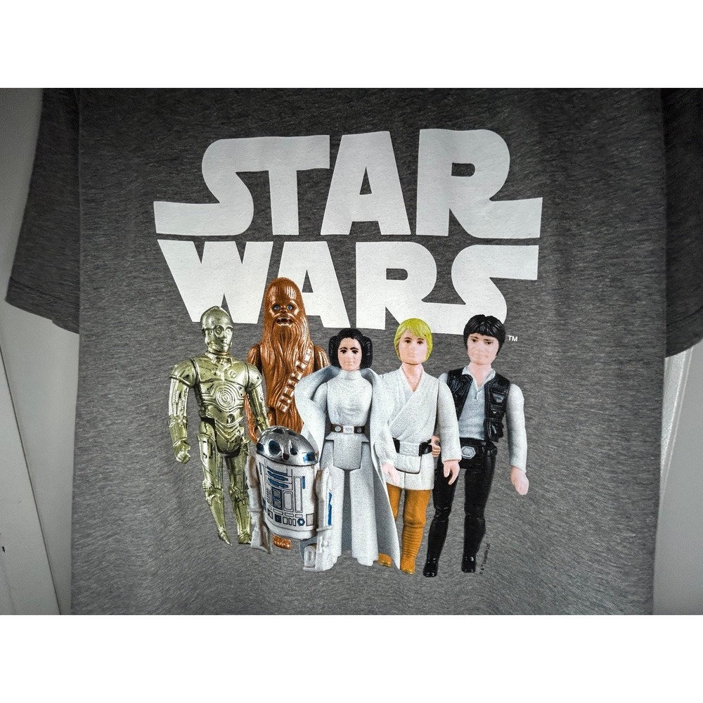 Star‎ Wars Figurine Toys Graphic T-Shirt Size Mens XL